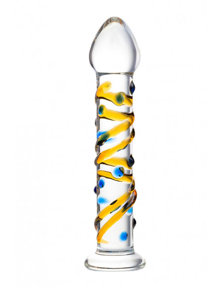 Фаллоимитатор гладкий из стекла Sexus Glass /17,5см/