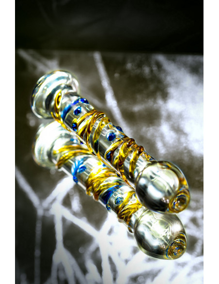 Фаллоимитатор гладкий из стекла Sexus Glass /17,5см/