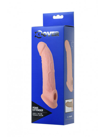 Фаллоувеличитель XLover by TOYFA TPЕ телесная 16,5 см